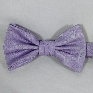 Apt. 9 NWT Bow Tie Purple Paisley Print